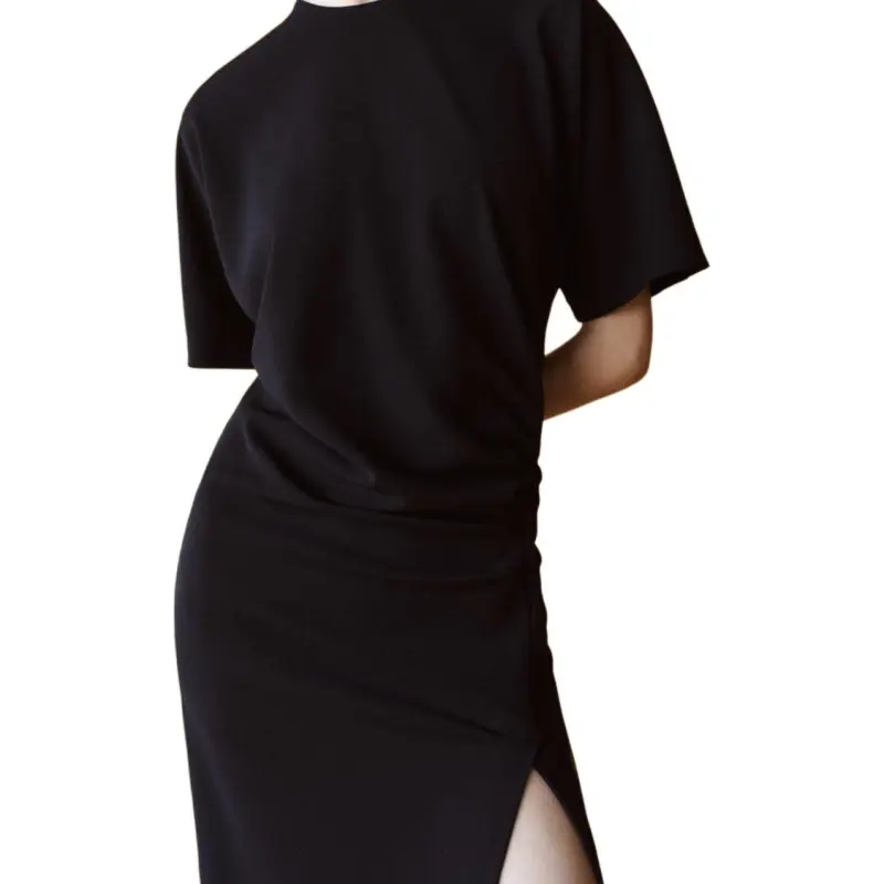ZARA Short Sleeved Dresses Women's Black-3