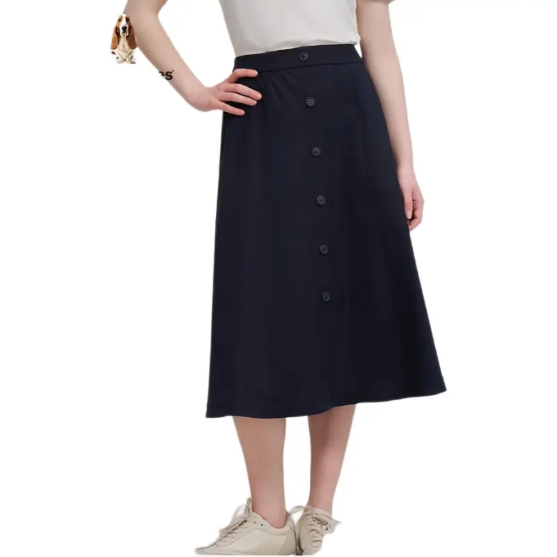 Hush Puppies Casual Long Skirt Women's Mystic Teal-4