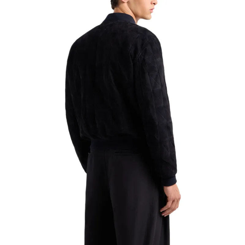 GIORGIO ARMANI Blouson In Suede Lambskin-2