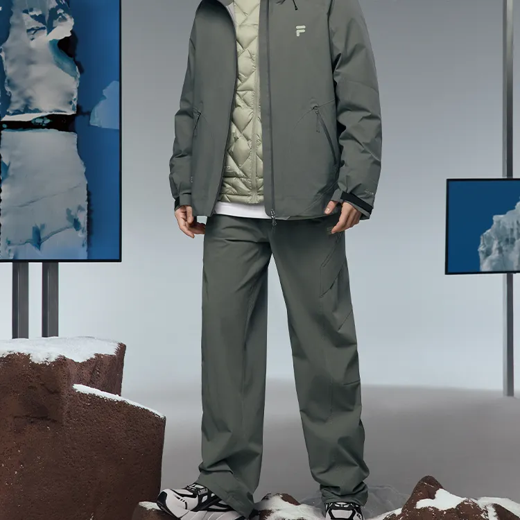 FILA FUSION FILA FUSION X Casual Pants Men's Mugwort Green-2