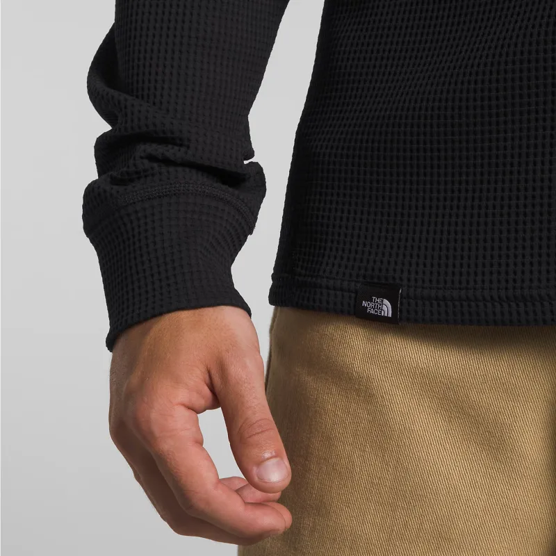 THE NORTH FACE Canyon Fog Thermal Long Sleeve Henley Knitwear Men's Black-3