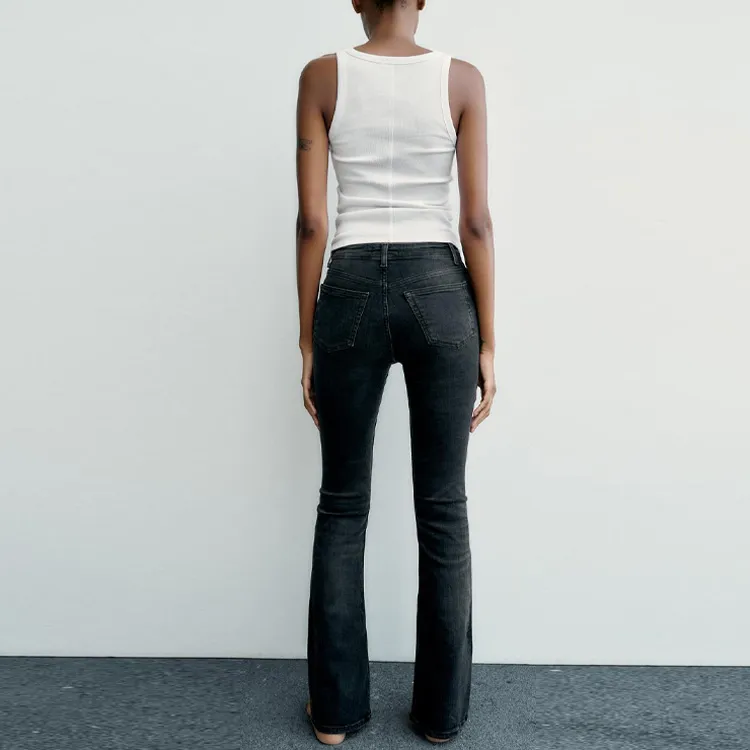 ZARA Jeans Women's Dark Gray-2
