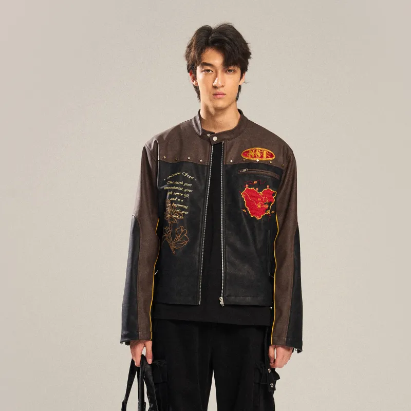 NSTNEW START Jacket Unisex Black Brown-3