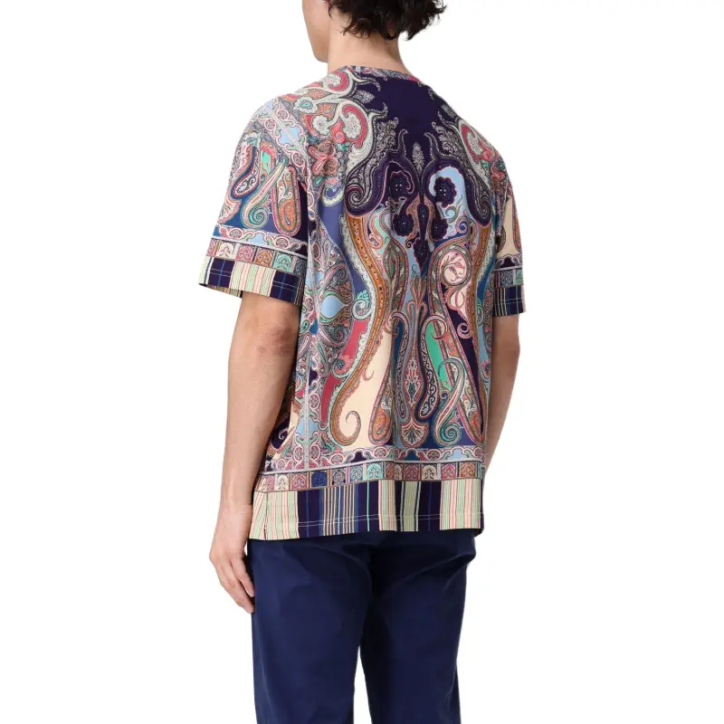 ETRO Paisley Printed Crewneck T Shirt-2