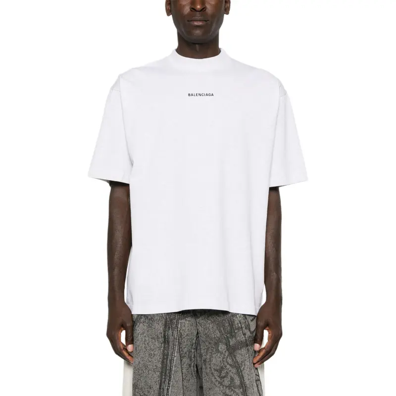 Balenciaga Logo Printed Medium Fit T Shirt-3