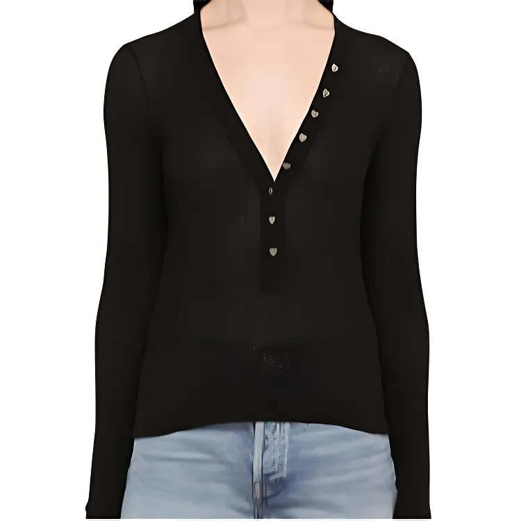 SAINT LAURENT SS22 Knitwear Women's Black-3