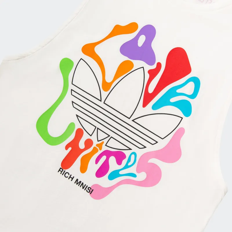 Adidas Originals Adidas Originals X Rich Mnisi Sleeveless Sports Shirts Women's Jade White-4