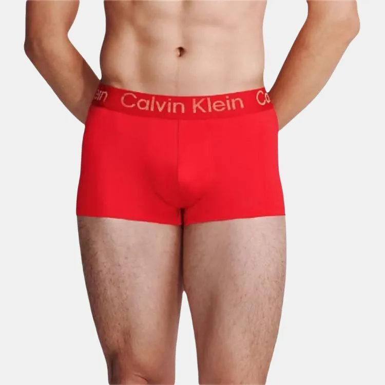 CALVIN KLEIN Underpants Europe Version Men's 1 Pack China Red-3