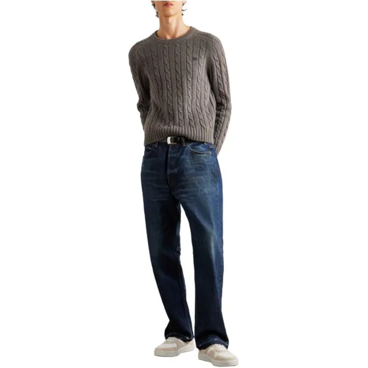 CELINE Triomphe Sweater In Cable knit Cashmere-2