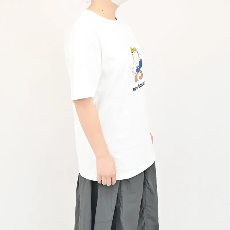New Balance Sports And Leisure T Shirt Unisex White-3