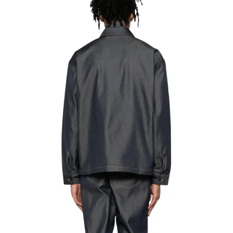 Givenchy Embroidered Denim Shirt-3
