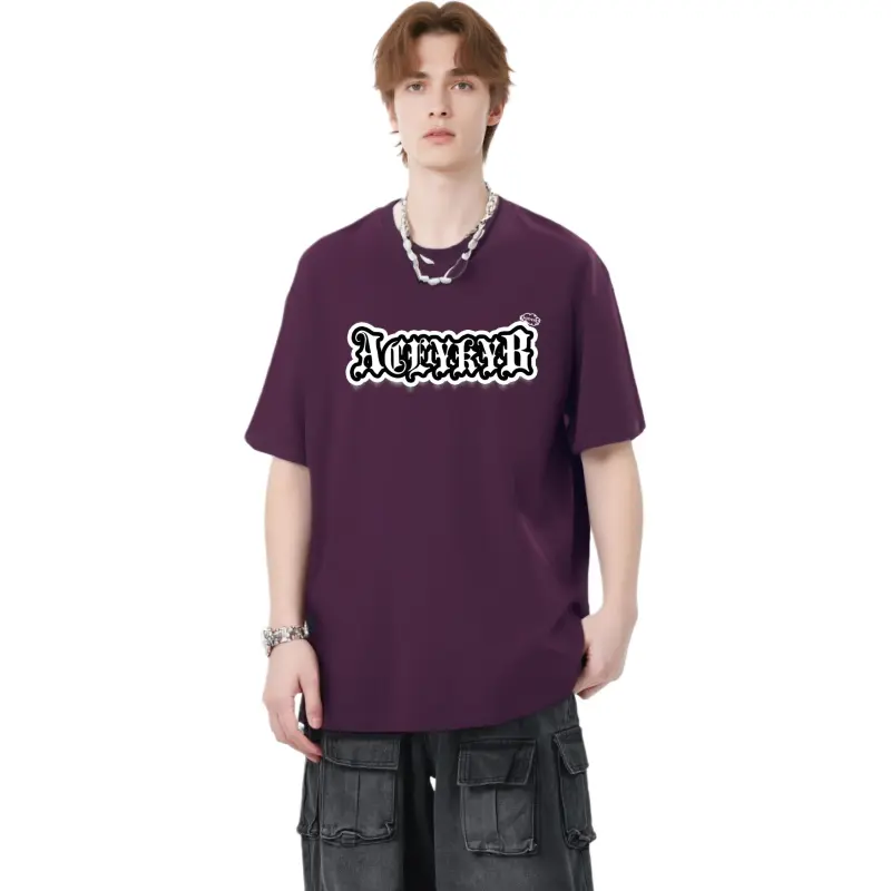 YK&YB T Shirts Unisex Grape Purple-2