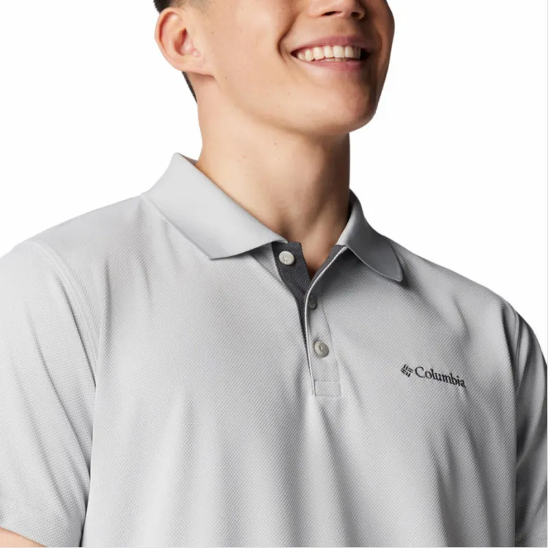 Columbia Utilizer Cool Grey Omni-Wick Polo Shirt Men's Cool Gray-3