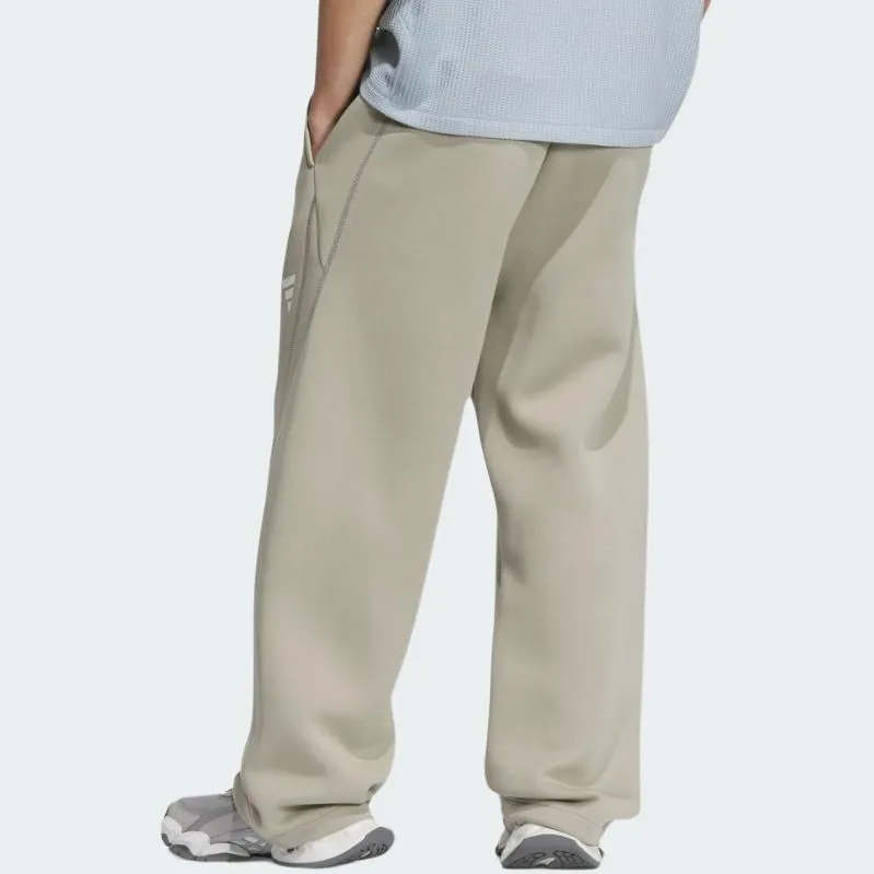Adidas Knitted Sweatpants Men's Leather Gray-1