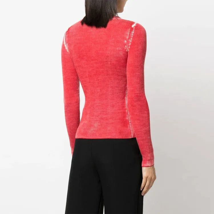 DIESEL Cashmere Sweaters Women's Red-3