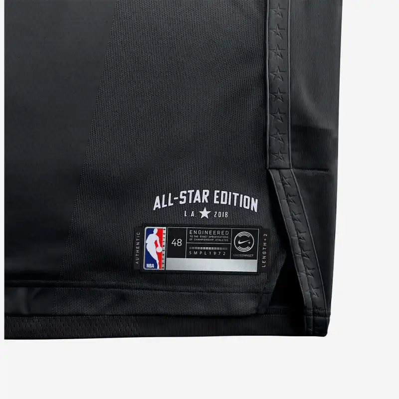 Jordan Basketball Jerseys NBA Kobe Bryant All Star Edition Authentic Jersey AU Player Edition Kobe Men's Black-3