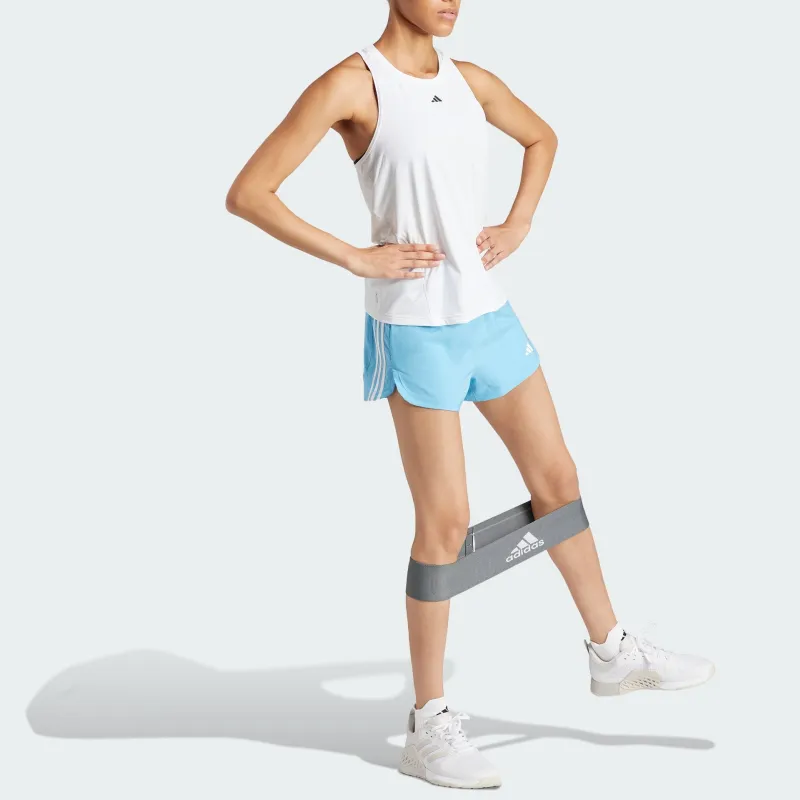 Adidas Pacer Training Casual Shorts Women's Blue-1