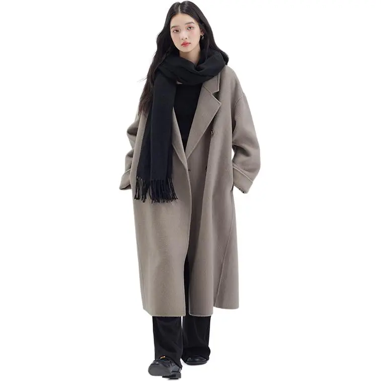 DEAR DEER PUFF Coats Women's Morandi Gray-1