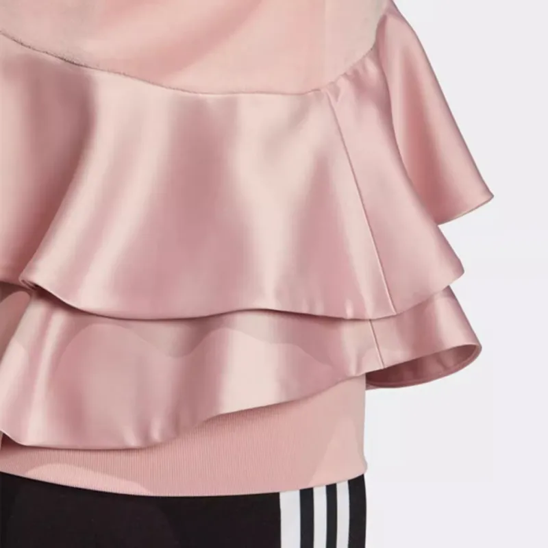 Adidas Velvet Jackets Women's Lotus Color-5