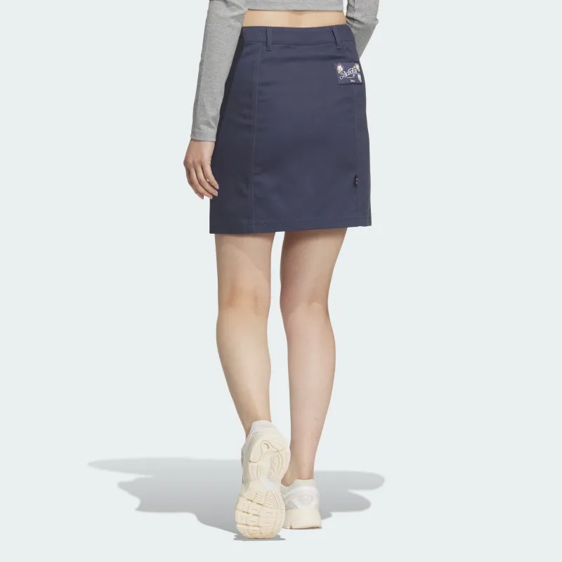 Adidas x DISNEY HDL SKIRT Casual Short Skirts Women's Dark Navy Blue-3