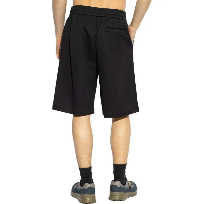 GIORGIO ARMANI Relaxed Fit Logo Shorts-4