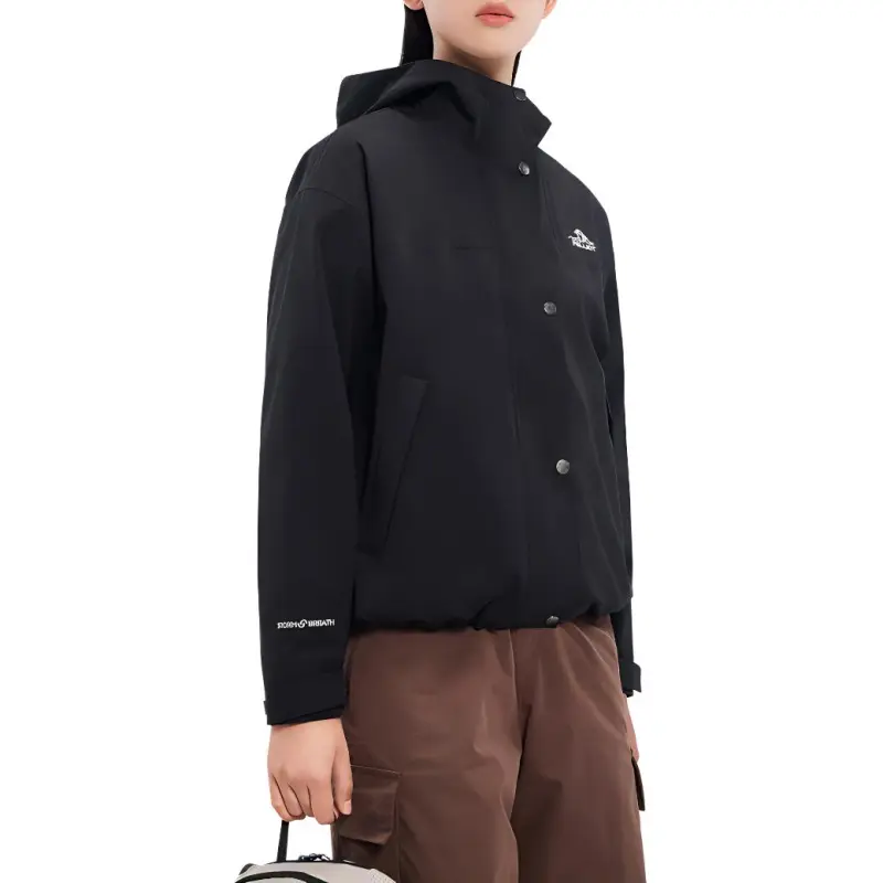 PELLIOT Water Resistant Windproof Breathable Wear Resistant Rainproof Windbreaker Jacket Women's-2