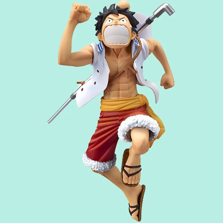 BANPRESTO One Piece Magazine A Piece Of Dream No. 1 Volume 3 Monkey D. Luffy Figure White-3