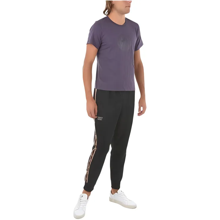 Converse T-Shirts Men Purple-1
