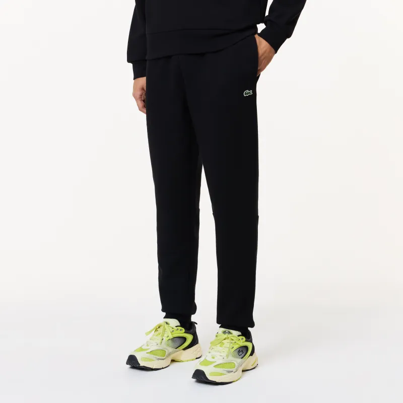 LACOSTE Knitted Sports Pants Men's Black-4
