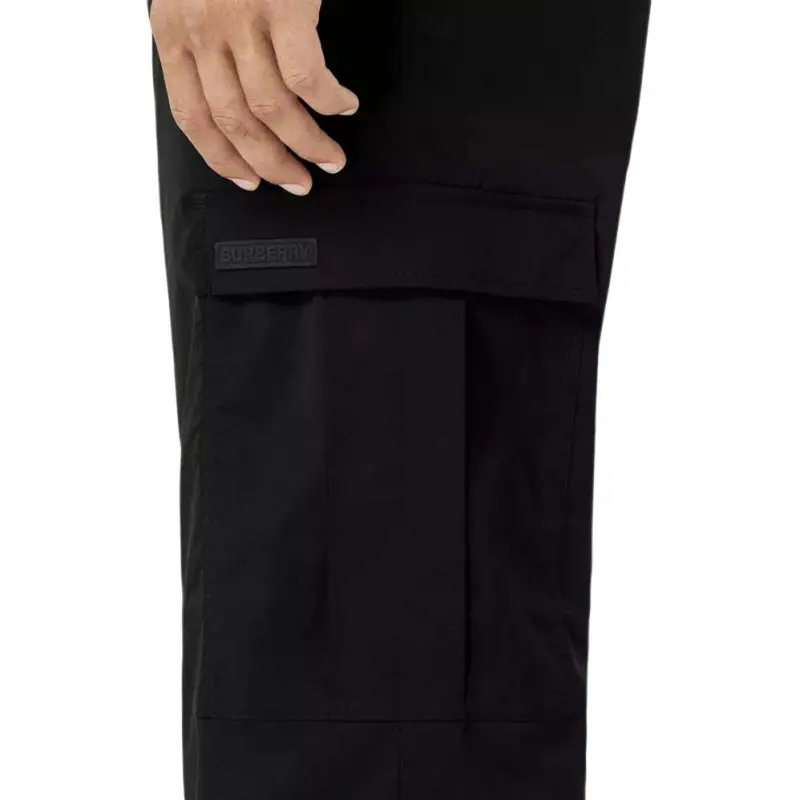 Burberry Logo detail Cargo Trousers-5
