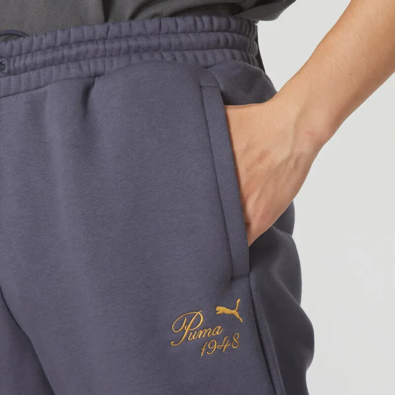 PUMA Casual Pants Unisex Gray-5