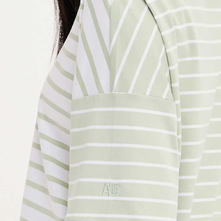 AIGLE Drop Shoulder Sleeve T Shirt Women's Turquoise Nouveau Green-4