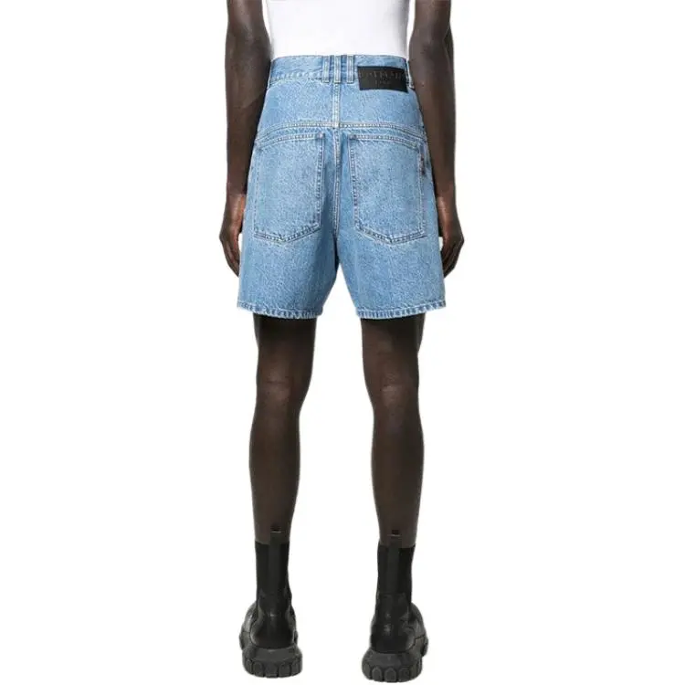 BALMAIN Straight leg Denim Shorts-2