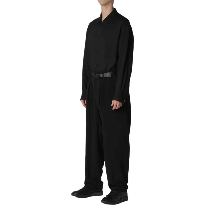 Yohji Yamamoto Buckle Detailed Pants-3