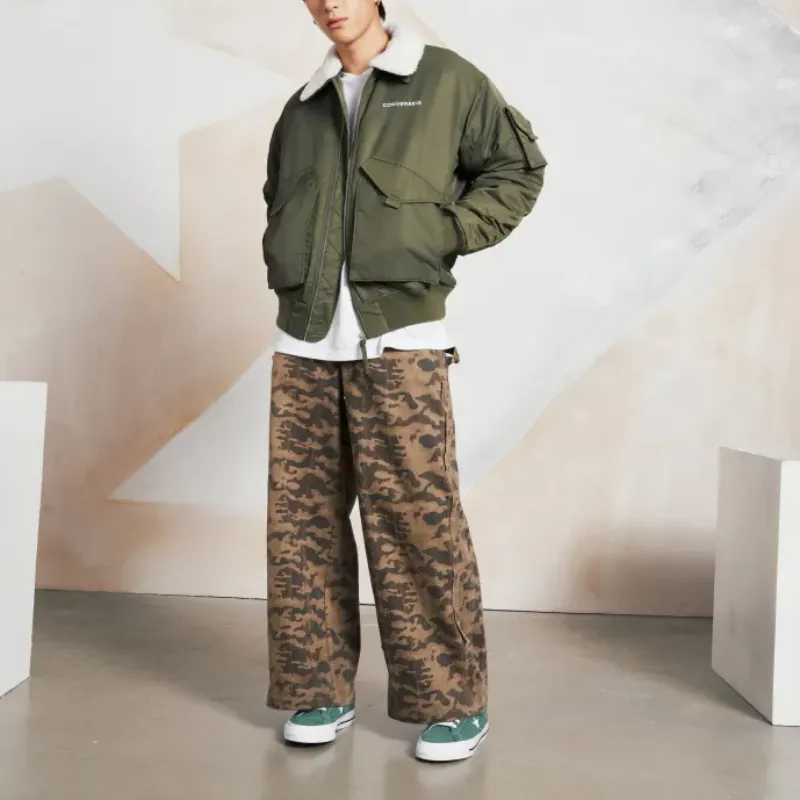 Converse Jackets Coats Men's Green-3