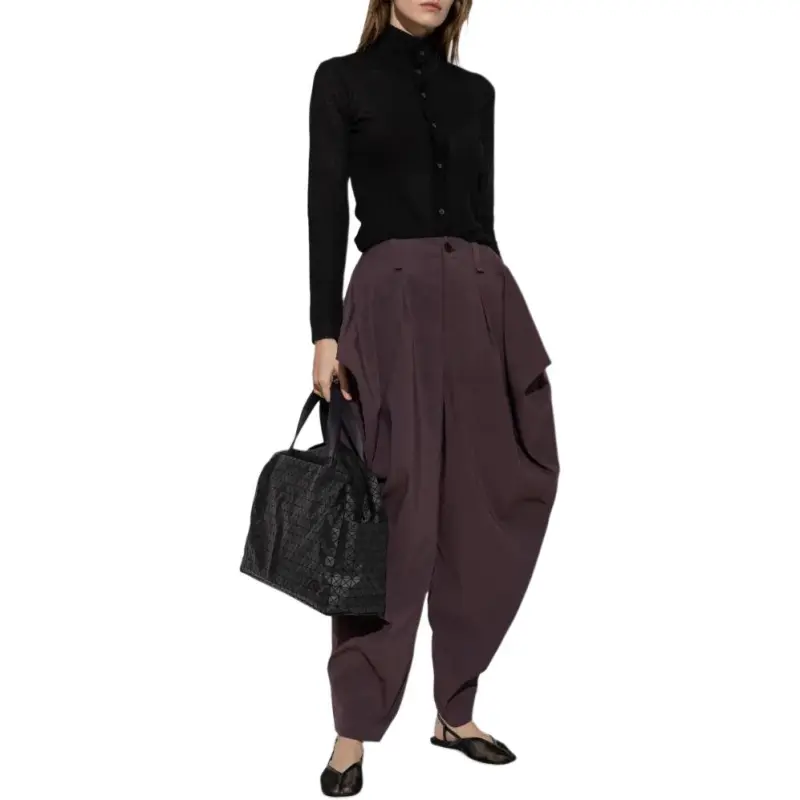 ISSEY MIYAKE Wide leg Trousers-1