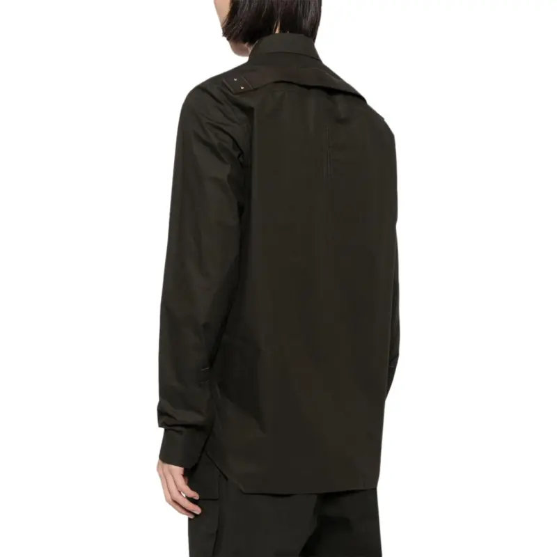 RICK OWENS Fogpocket Classic collar Shirt-4