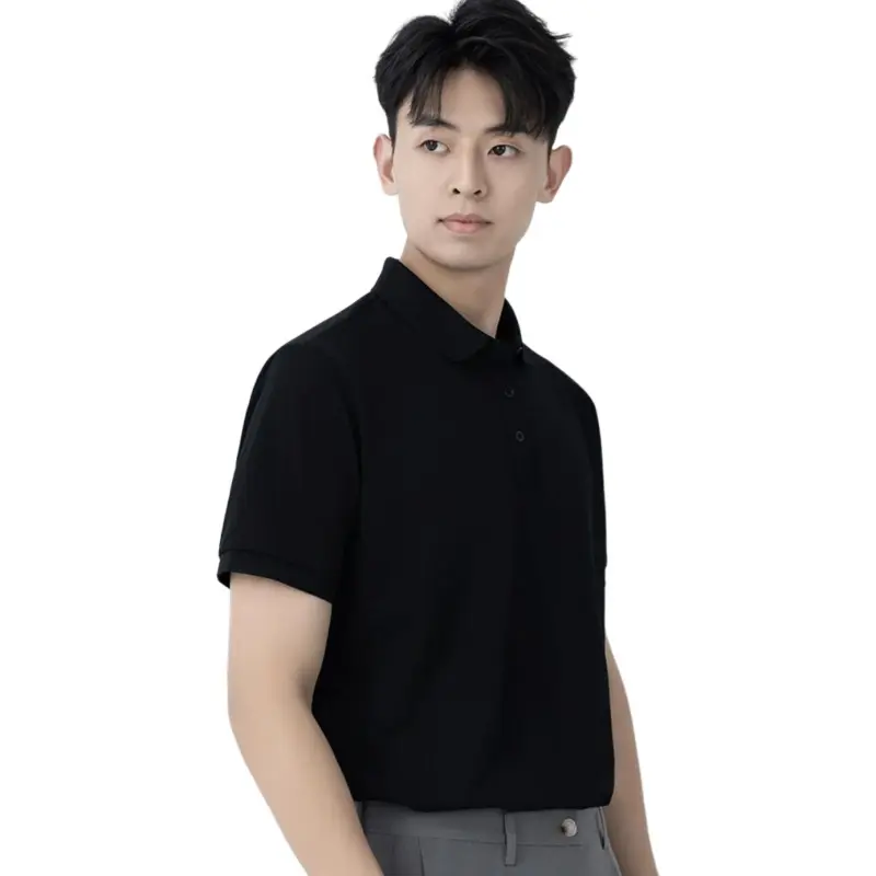 Red bean Polo Shirts Men-8