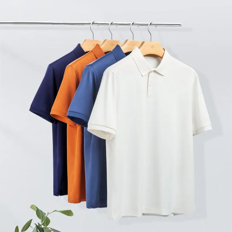 GOLDLION Spring Summer Polo Shirt Men's Multi Specification Multiple Colors-5
