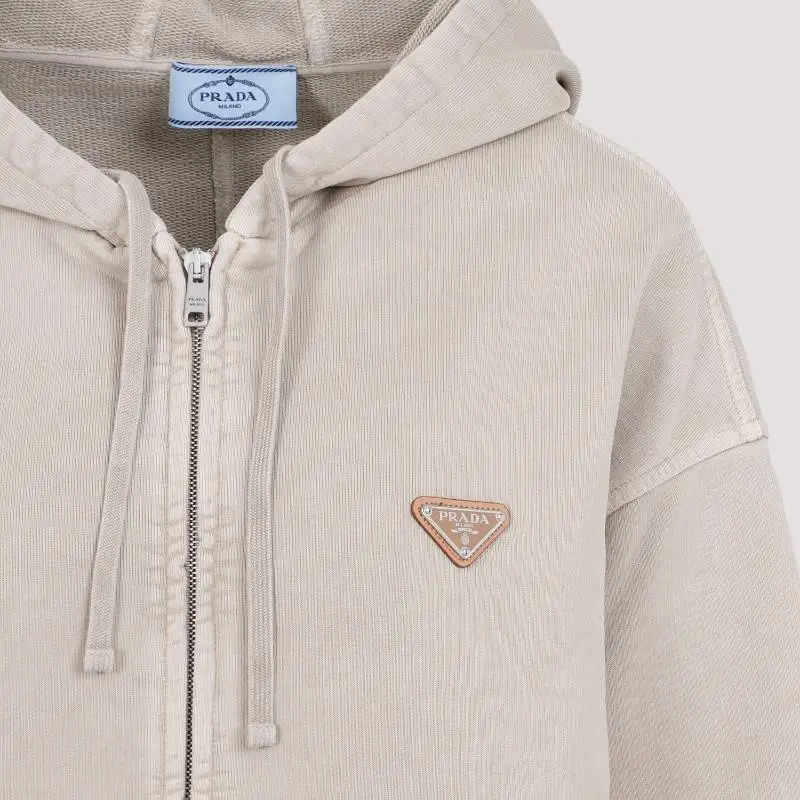 PRADA Jackets Coats Women's Light Gray-3