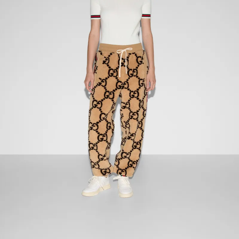 GUCCI Gg Patterned Jacquard Track Pants-2