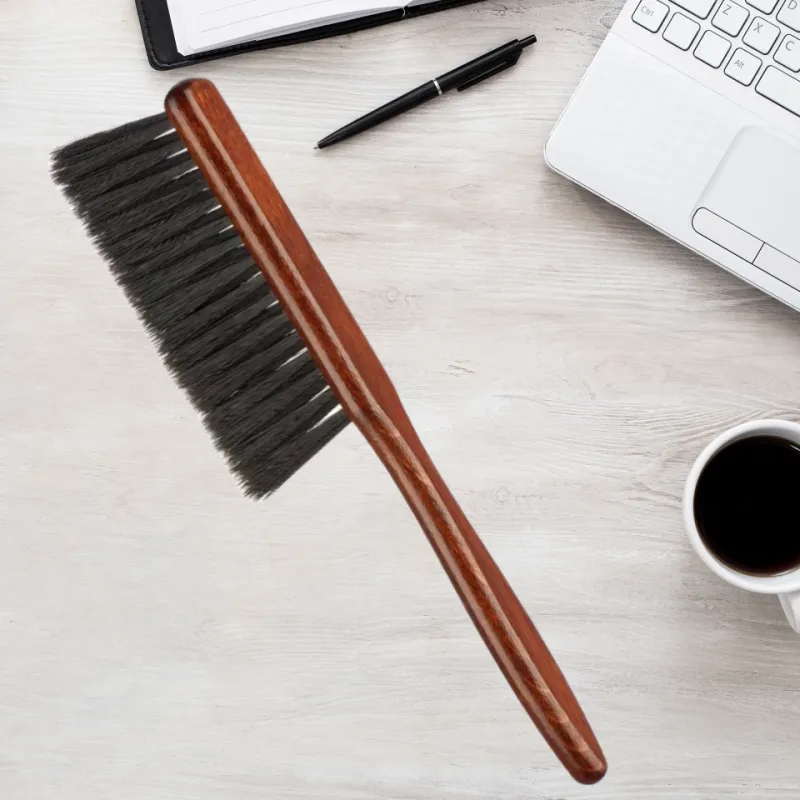 EUROSTIL Wooden Haircut Neck Brush Soft And Skin friendly 1 Pack-1