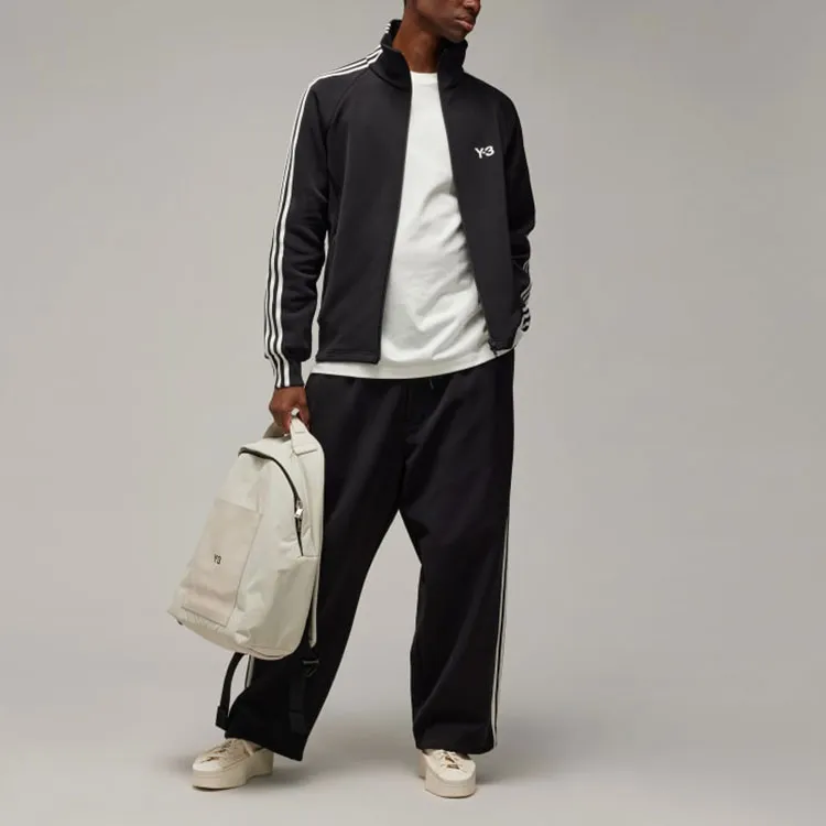 Y-3 3-Stripes Logo Zipped Jacket-2