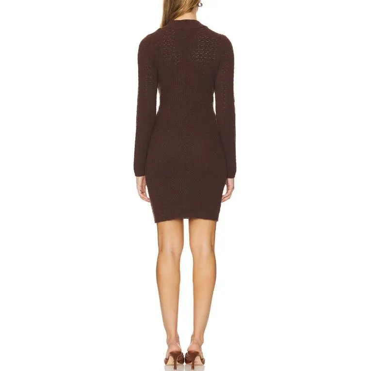 525 AMERICA Long Sleeved Dresses Women's Dark Brown-1