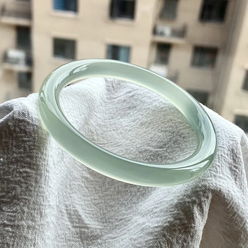 Moon Jewelry Natural Agate Jade Bangles Women's-2