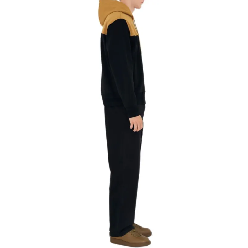 Burberry B Shield Jersey Zip Up Drawstring Hoodie-3