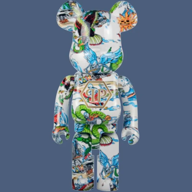 BE@RBRICK x PHILIPP PLEIN 1000% Challenger The Brave MACAU Trendy Figures 70cm-2