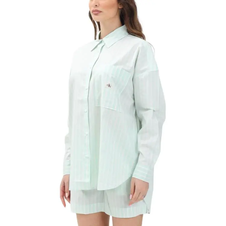 CALVIN KLEIN Shirt Women's Mint Green-2