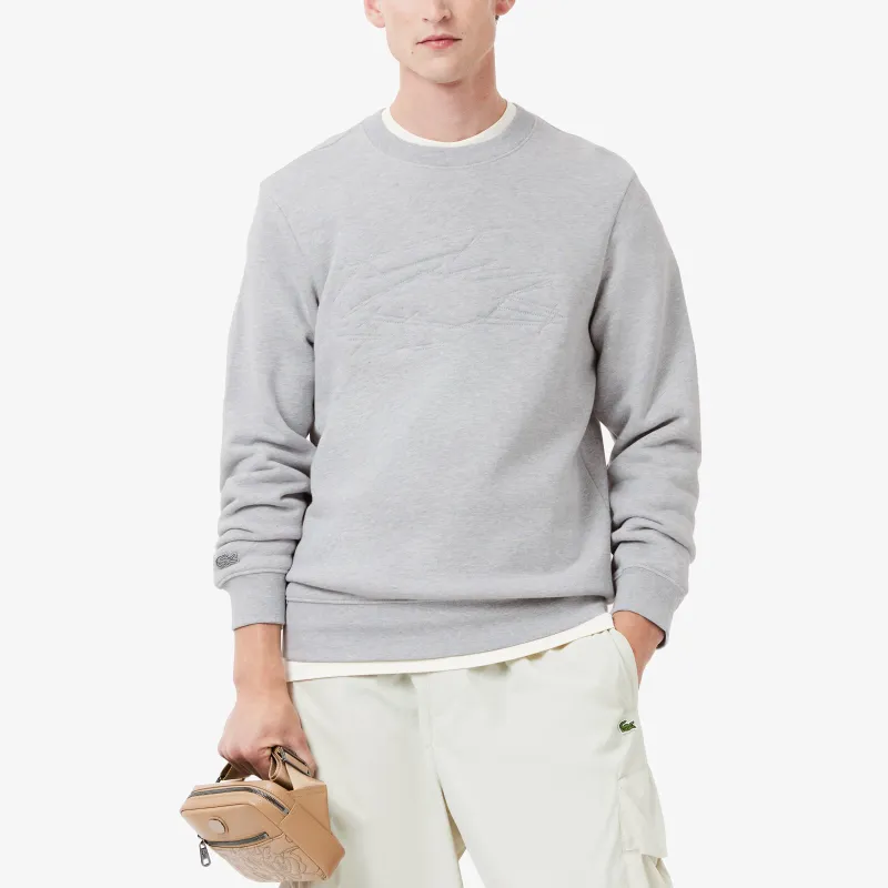 LACOSTE Sweatshirt Men's Mixed Light Gray-1