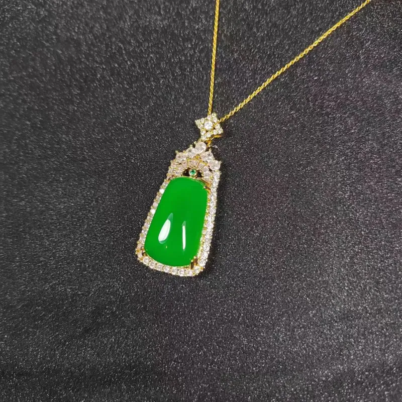 JUNWEN Chalcedony Necklaces Women's-6